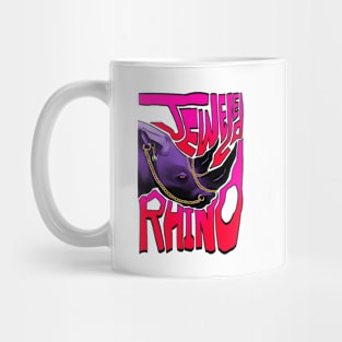 Jeweled Rhino Logo Mug